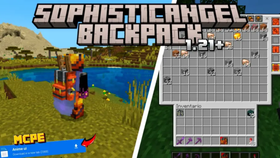 Thumbnail: 𝐒𝐨𝐩𝐡𝐢𝐬𝐭𝐢𝐜𝐚𝐧𝐠𝐞𝐥 𝐁𝐚𝐜𝐤𝐩𝐚𝐜𝐤 Addon