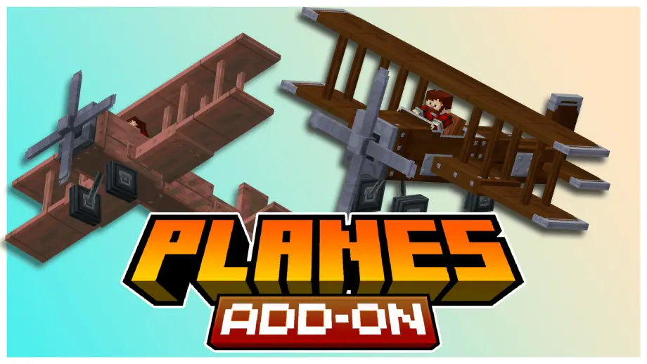 Thumbnail: Planes Add-on for Minecraft Bedrock 1.21.80