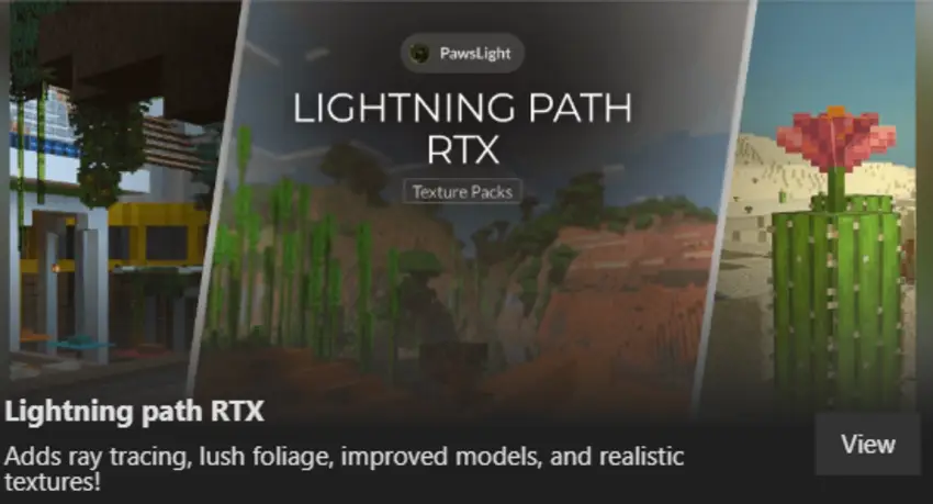 Thumbnail: Lightning path RTX