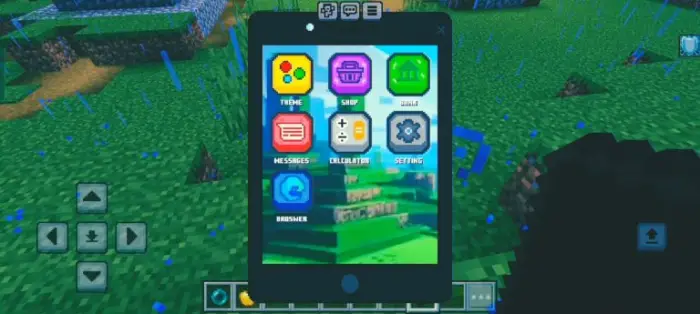 Digital smartphone interface with colorful apps