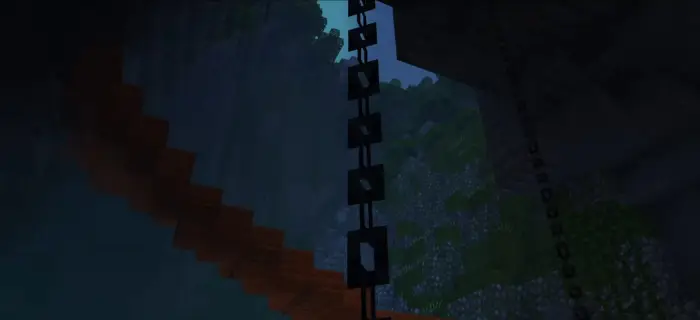 Soft shadows and ambient lighting in cave