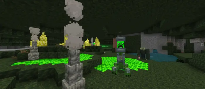 ALT Glowing cave biome with new hostile mob