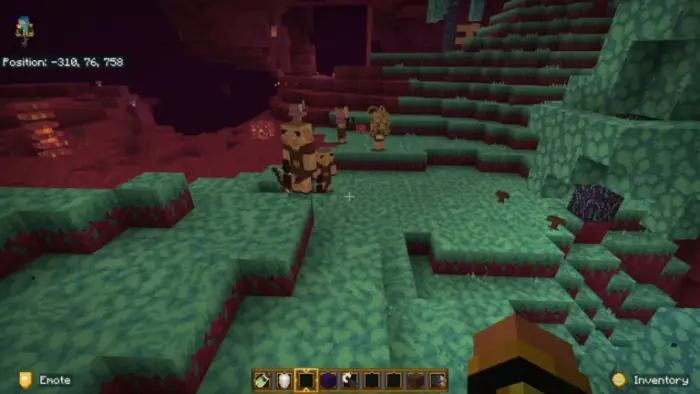 3D armored mobs on warped terrain