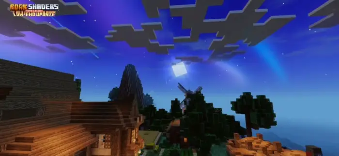 Vibrant night sky with detailed lighting effects