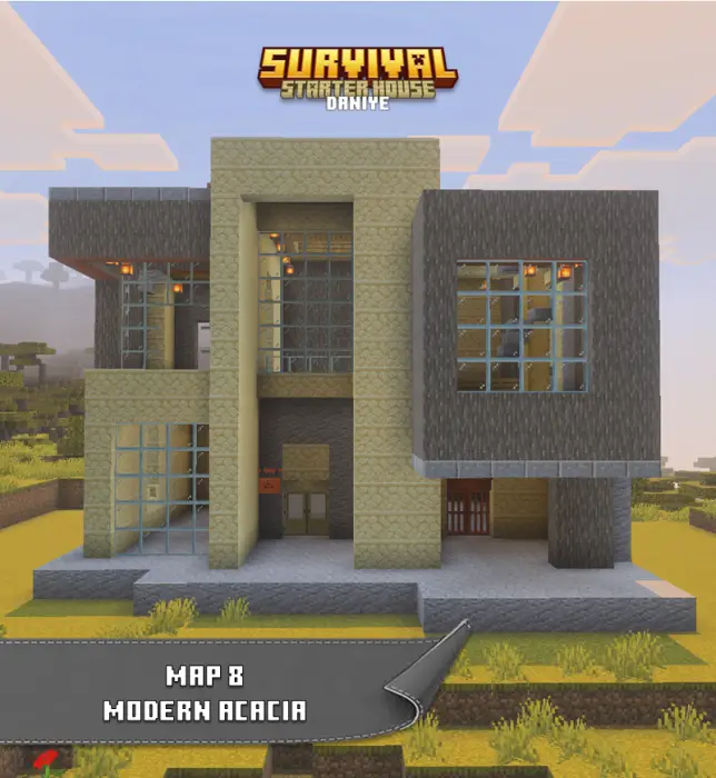 Modern acacia starter house exterior