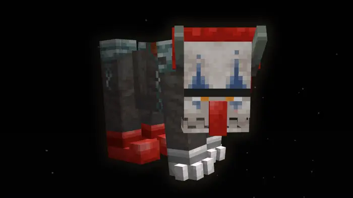 Clown-themed Halloween mob texture pack