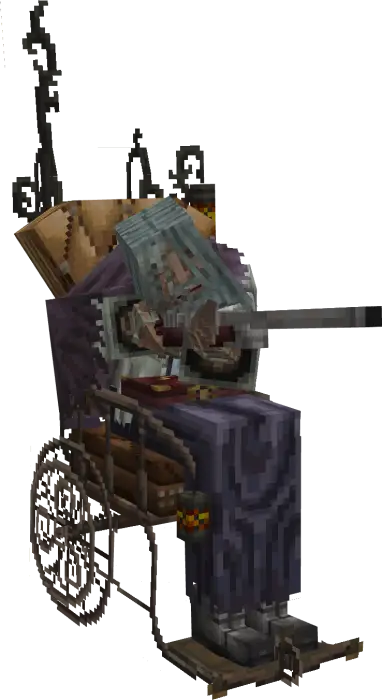 Old hunter in wheelchair holding a rifle