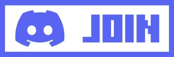 Discord logo with mirrored JOIN text