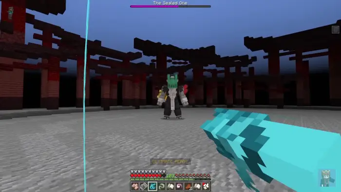 Player uses anime ability against boss