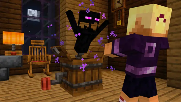 Scary jack-in-the-box pops out at player