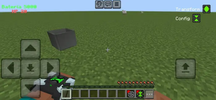 Omnitrix interface and controls on grassy field