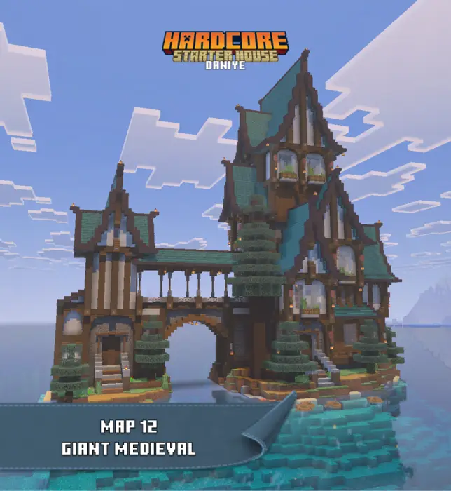 Large medieval-style starter house build
