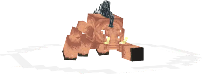 Mutant boar-like creature with tusks