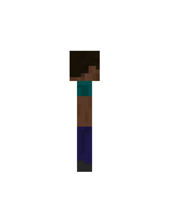 Pixelated ghostly figure on black background
