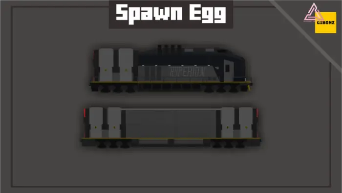 Futuristic freight train with cargo cars