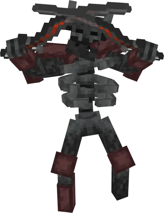 Mutant stone golem with red accents