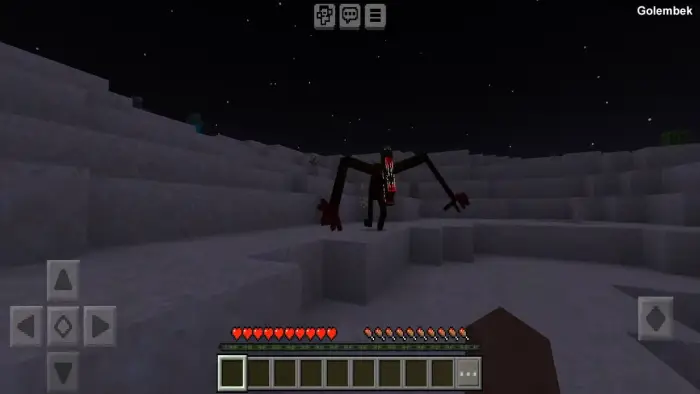 Creepy long-armed mob stalks at night