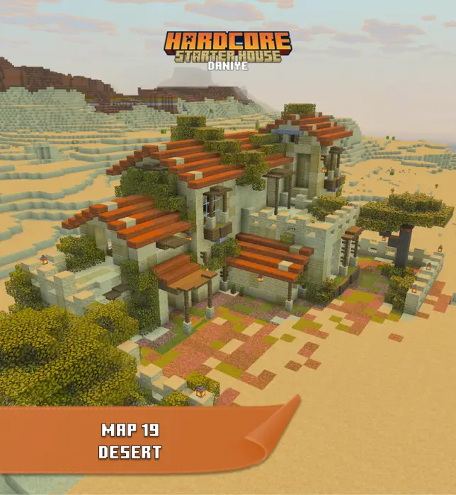 Desert starter house with orange roof