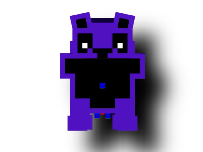 Pixel art of Catnap boss with dark muzzle