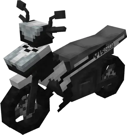 Pixelated Yamaha Y15 ZR motorbike model