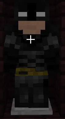 Blocky Batman superhero character model
