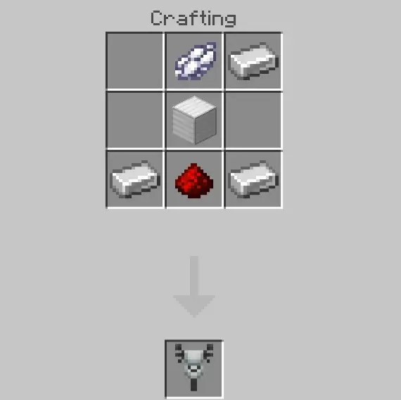 Motorbike handlebar crafting recipe.