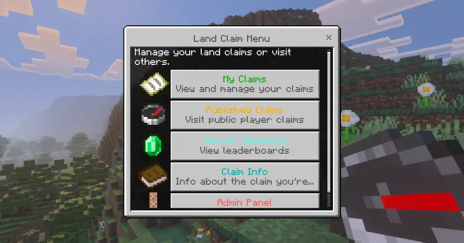 Thumbnail: The land claiming Addon [3.0.0]