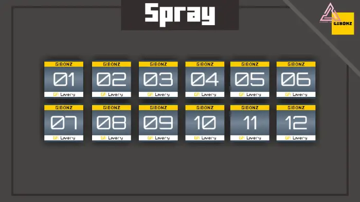 ALT Locomotive livery spray number options