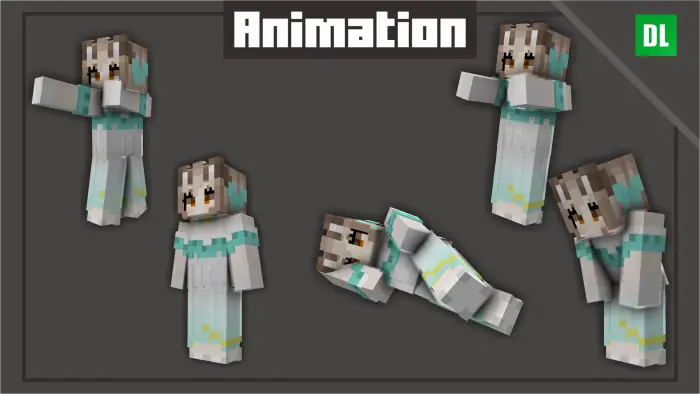 Character model showing smooth new poses