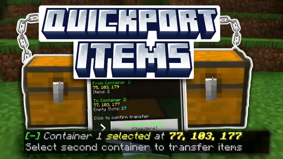 Thumbnail: QuickPort Items 1.21.120