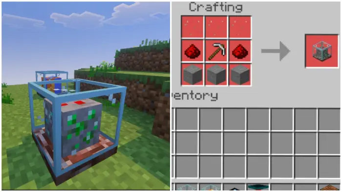 Automated machine and crafting recipe