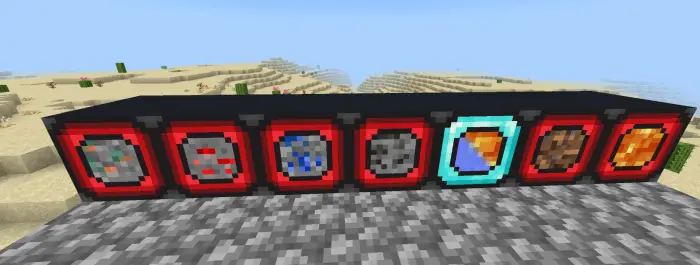 Row of resource icons in a desert landscape