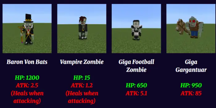 Baron Von Bats, Vampire, Football, Gargantuar