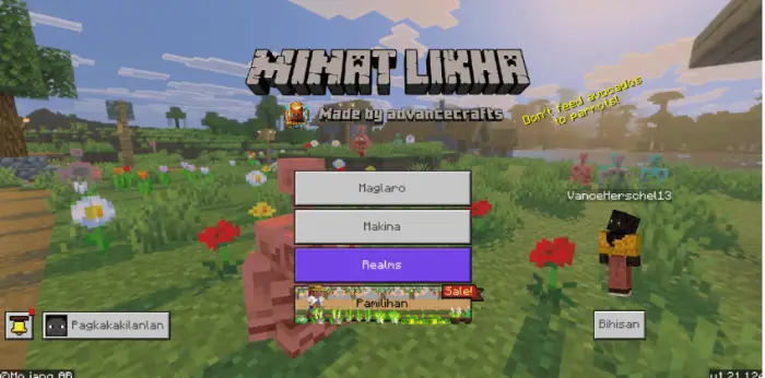 ALT text Game menu fully translated to Filipino