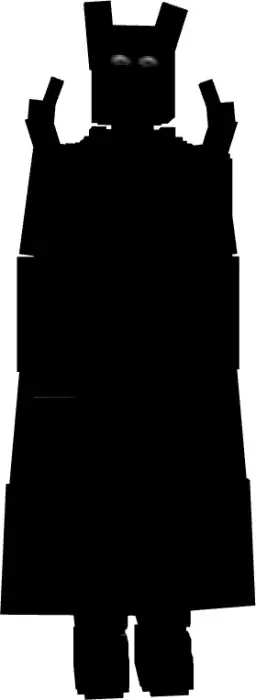 Shadowy bat-themed horror mob with glowing eyes