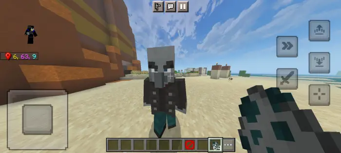 Villager mob with enhanced animations