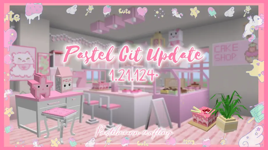 Thumbnail: ⋆. 𐙚Pastel Cit Update 1.21.124+ ౨ৎMinecraft Bedrock