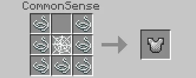 Crafting chainmail armor with string and web