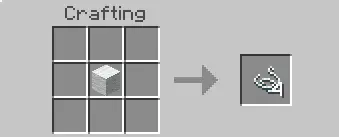 Crafting wool into string in a grid