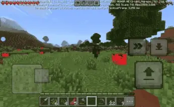 Player encounters dark figure in grassy field