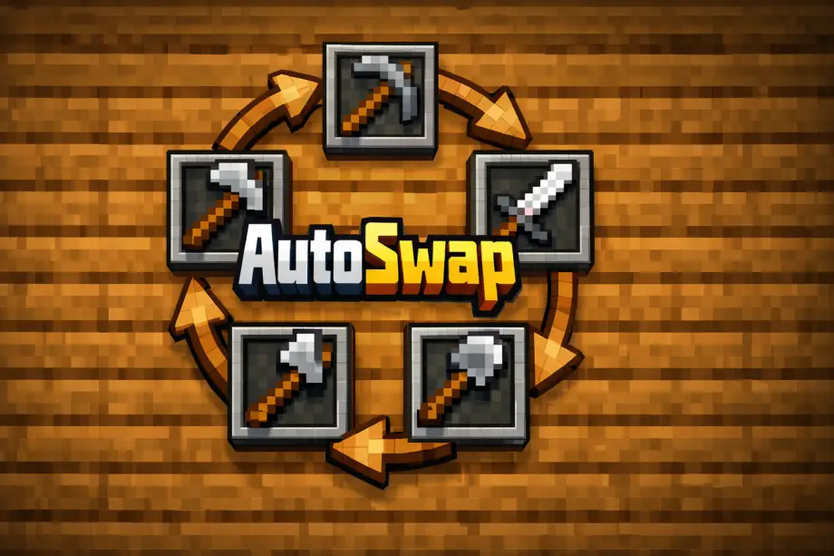 Thumbnail: Auto Tool Swap Add-on [Bedrock Edition]
