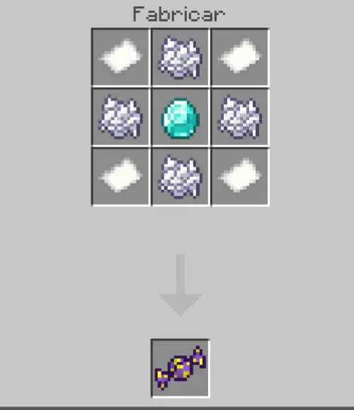 Crafting recipe for a spider-themed item