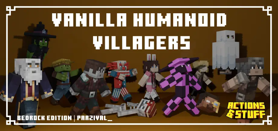 Thumbnail: Vanilla Humanoid Villagers