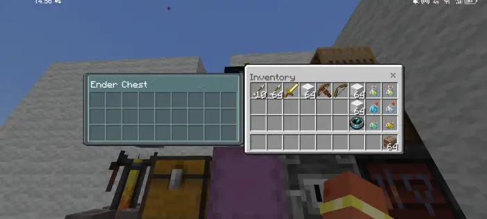 Compact inventory UI with OreUI style