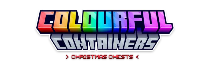 ALT Rainbow Colourful Containers logo, Christmas theme