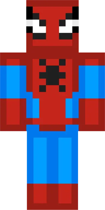 Blocky Funko-style Spider Hero skin