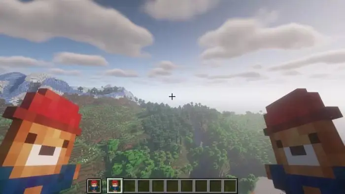 ALT Custom totems with red hats in-game