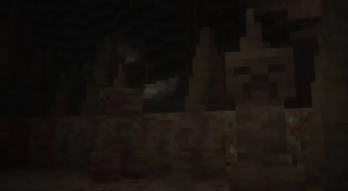 Cave-themed creeper with stone-like texture