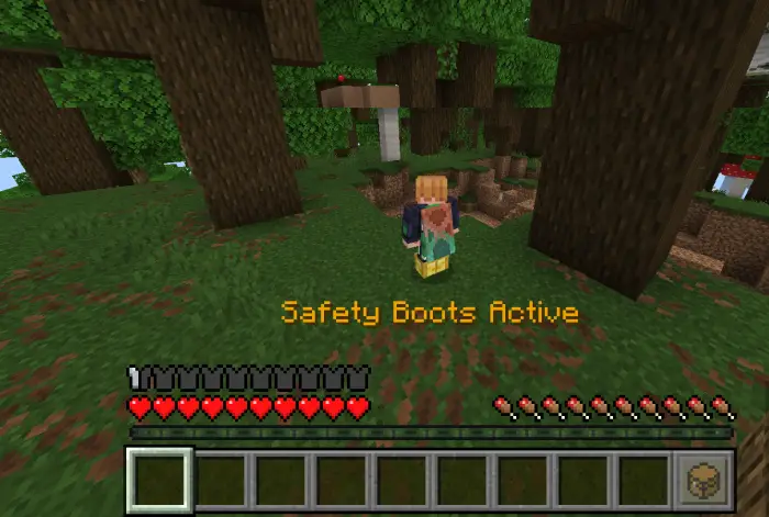 Player wearing golden boots, Safety Boots Active