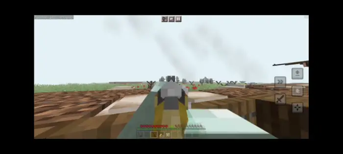 First-person view aiming in a WW1 trench